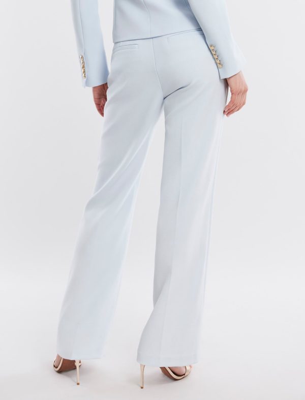 BCBG JORDAN TAILORED TROUSER - HALOGEN BLUE - Image 4