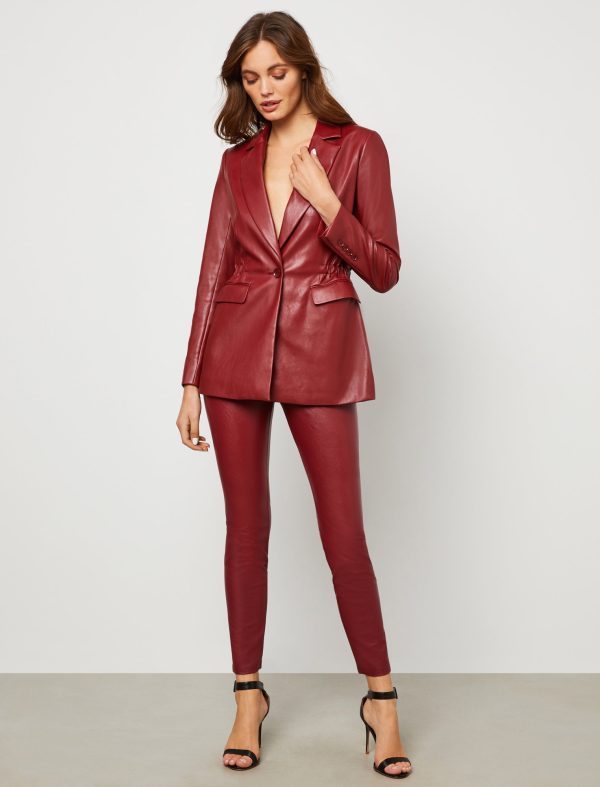 Bcbg Kerri Faux Leather Blazer - Image 2