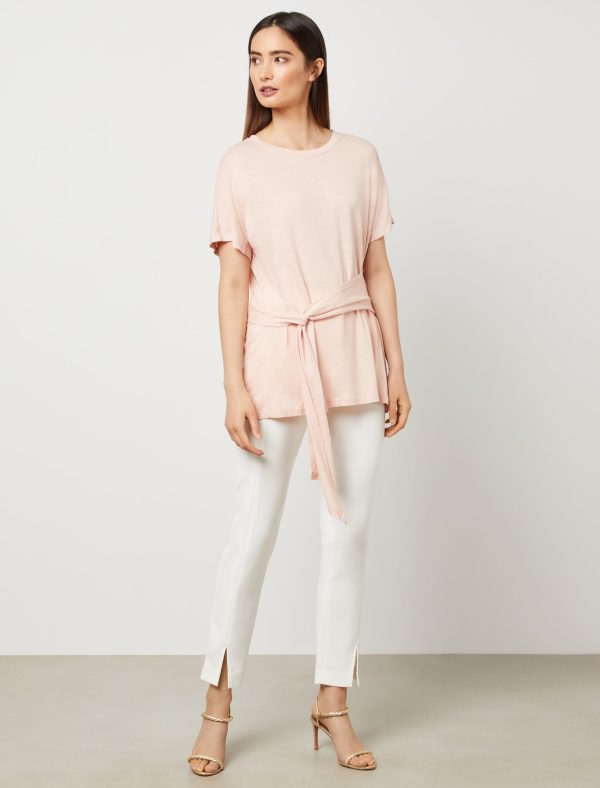 Bcbg Knotted-Waist Tee - Image 9