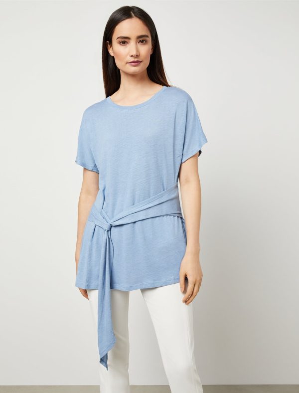 Bcbg Knotted-Waist Tee - Image 12