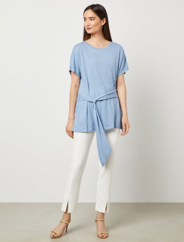 Bcbg Knotted-Waist Tee - Image 14