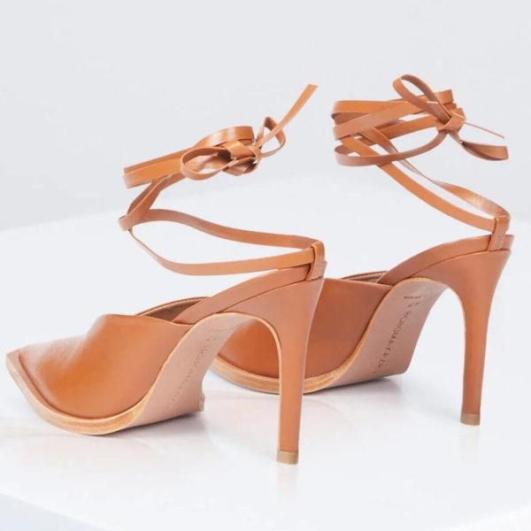 BCBG LEONOR MULE PUMP HEEL - COGNAC - Image 2