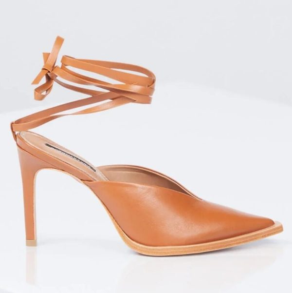 BCBG LEONOR MULE PUMP HEEL - COGNAC - Image 3