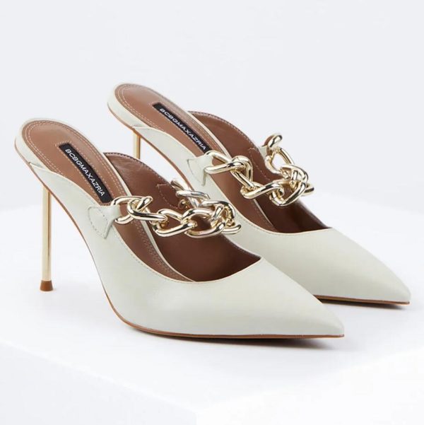 BCBG MARLISE PUMP HEEL - GARDENIA